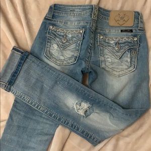 Cropped Miss Me jeans